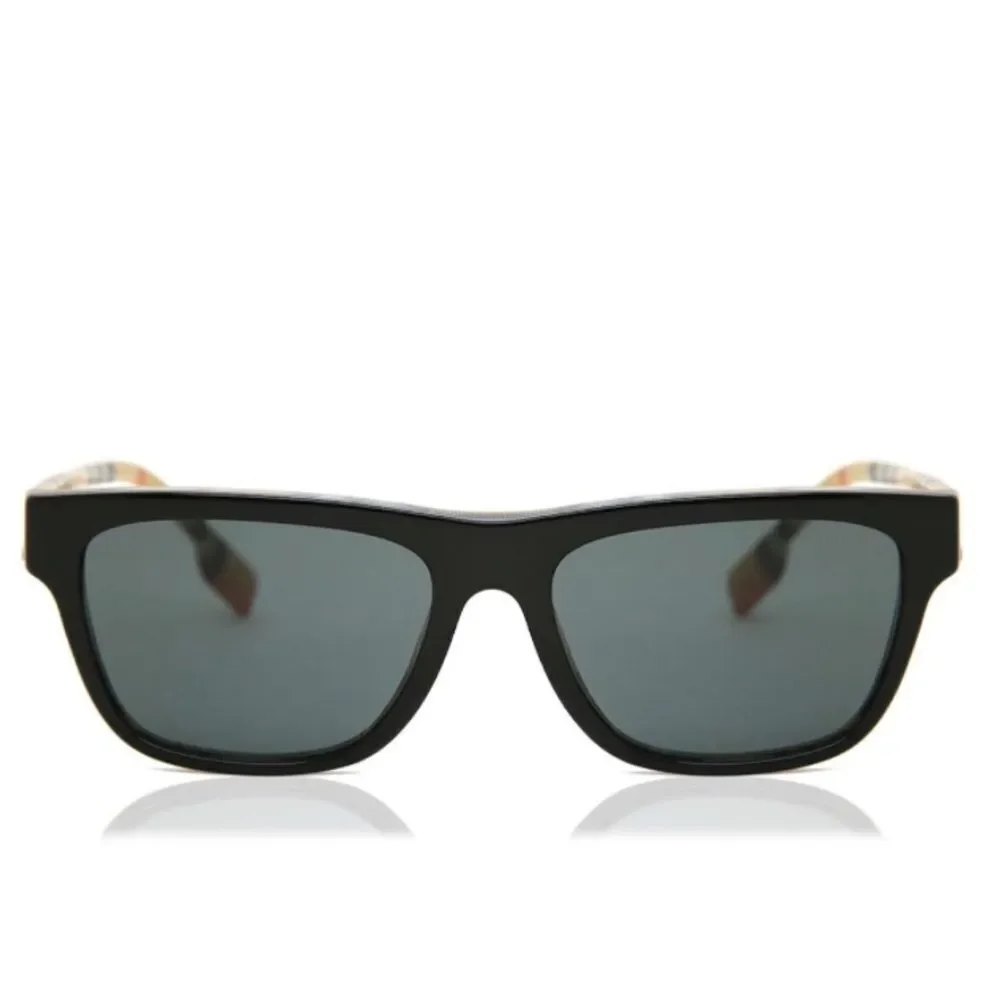 BURBERRY Sunglasses BE 4293 380687 Top Black On Vintage Check Gre - Picture 2 of 5